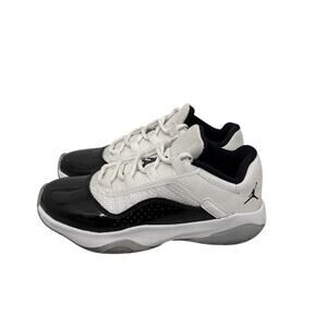 Nike Air Jordan Shoes Jordan 11 CMFT Low Black Patent White Sneakers Youth 4